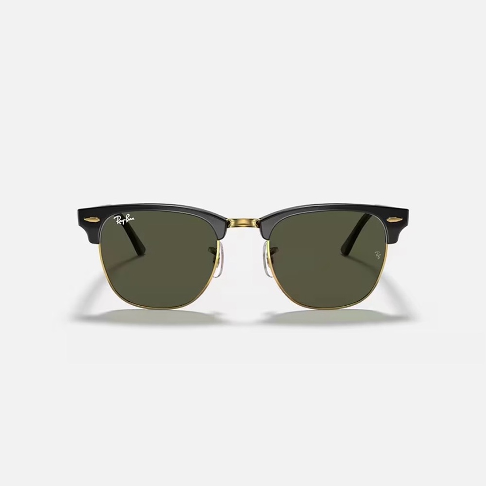 Ray-Ban Clubmaster Classic Black and Gold Sunglasses